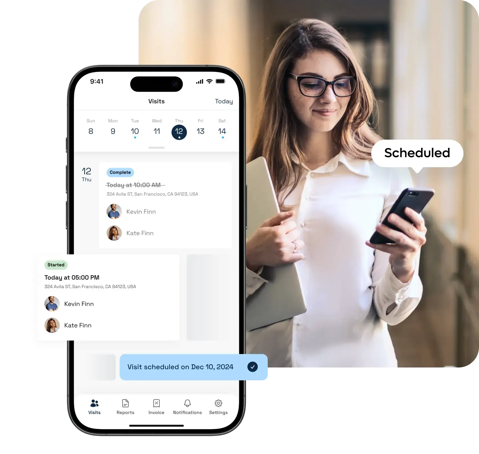 Scheduling interface