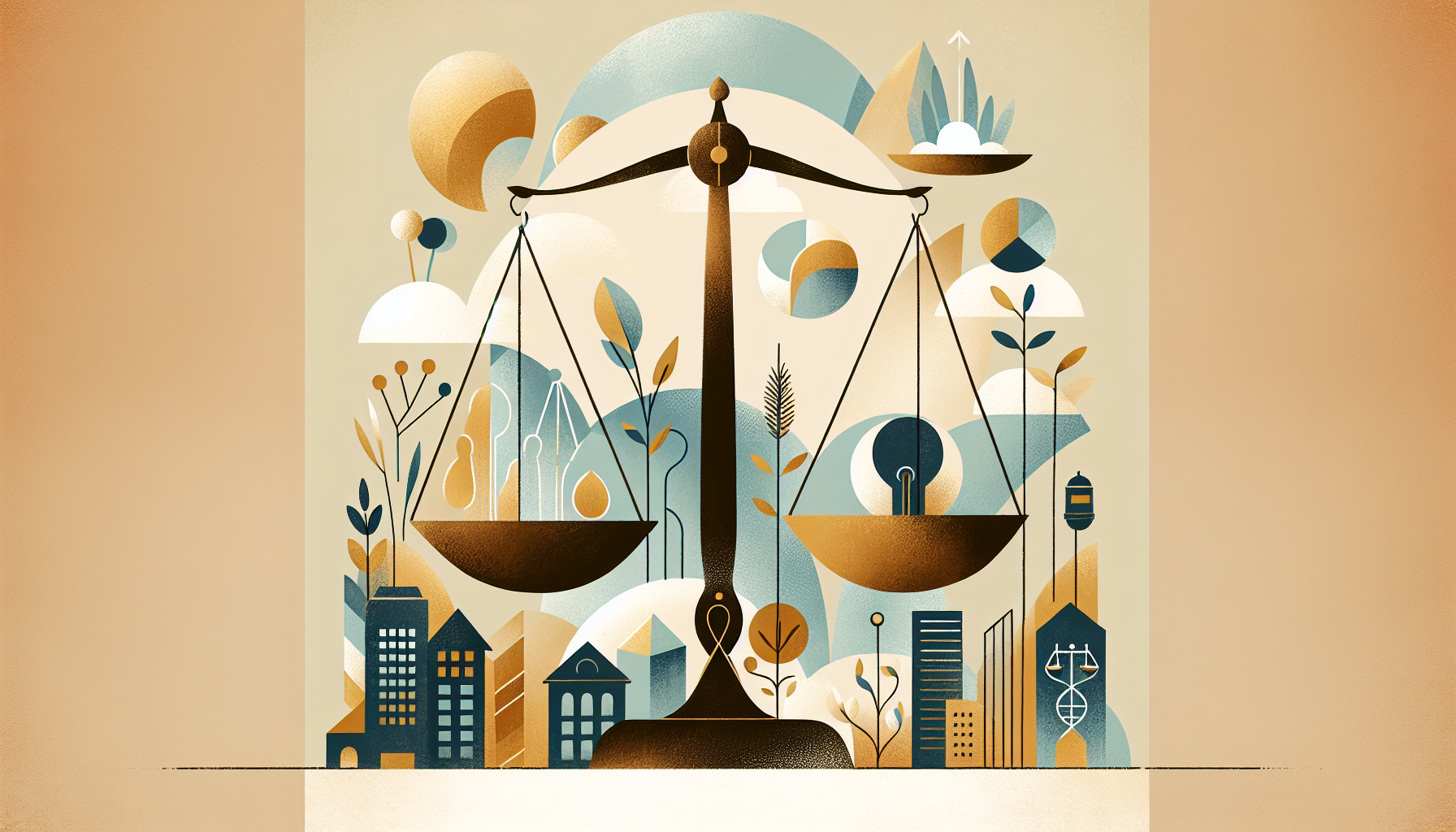 Abstract illustration representing custody arrangements for article: Navigating Custody Modifications: A Guide for Pare
