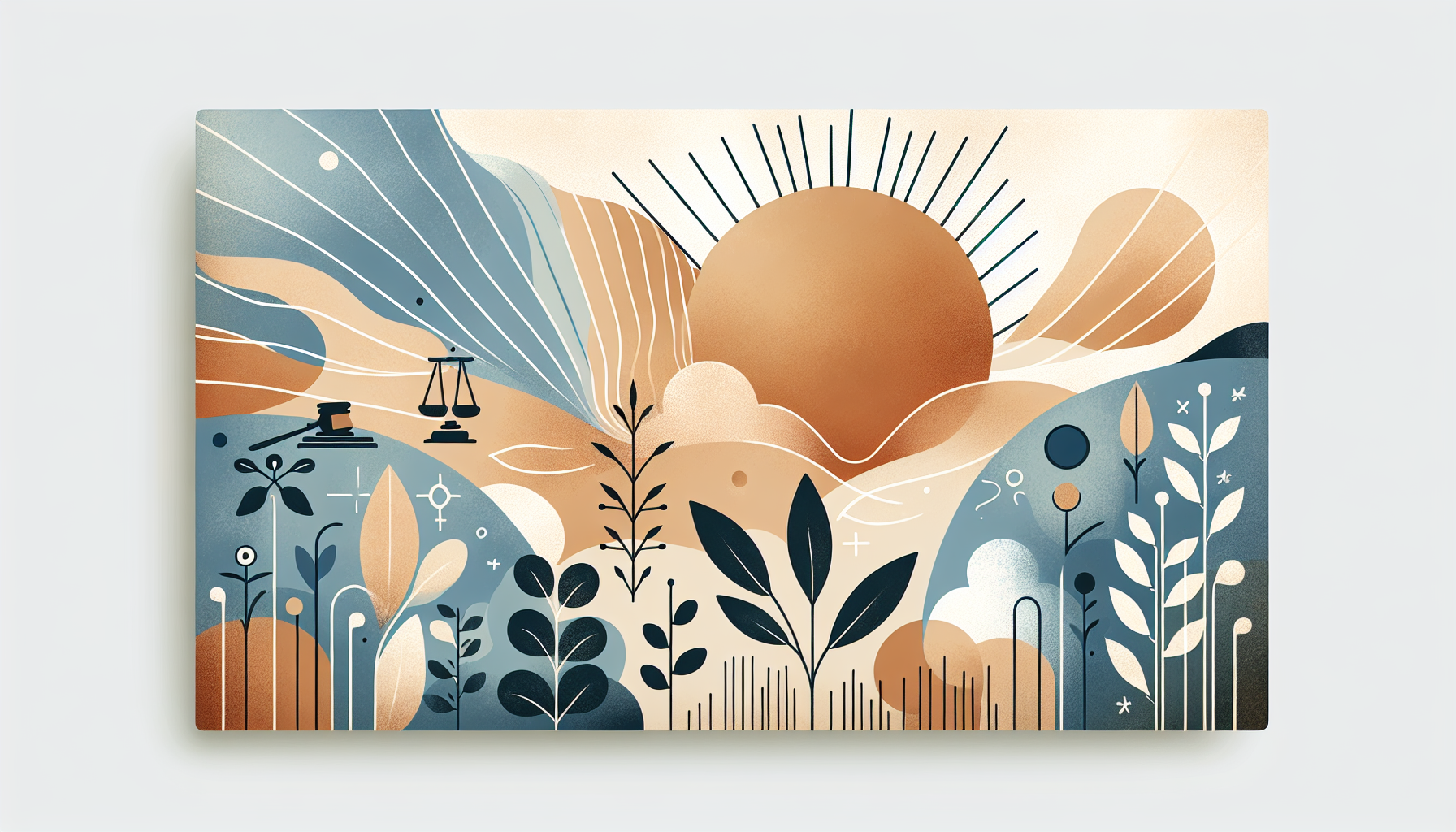 Abstract illustration representing child welfare and growth for article: Understanding the Best Interest of the Child Stand